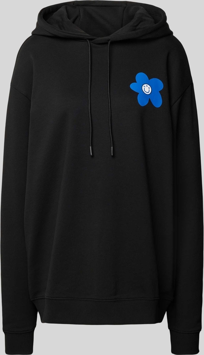 Czarna bluza Hugo Blue w młodzieżowym stylu z bawełny