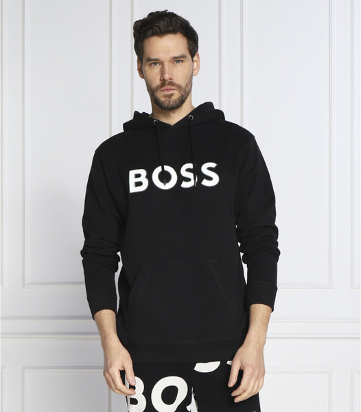 Czarna bluza Hugo Boss w stylu casual