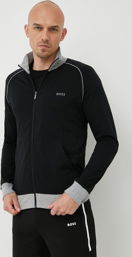 Czarna bluza Hugo Boss w stylu casual