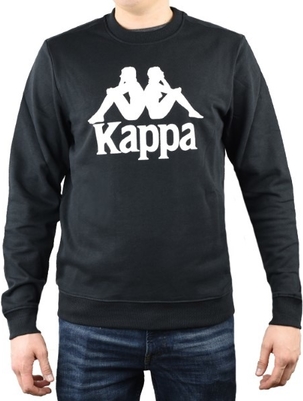 Czarna bluza Kappa w młodzieżowym stylu