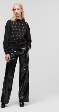 Czarna bluza Karl Lagerfeld w stylu casual