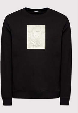 Czarna bluza Karl Lagerfeld z bawełny