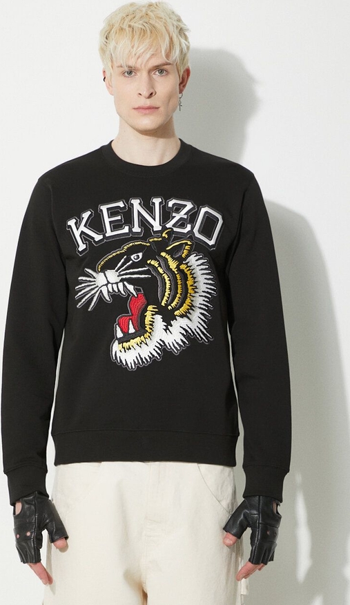Czarna bluza Kenzo w młodzieżowym stylu