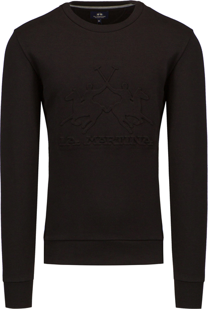 Czarna bluza La Martina z bawełny w stylu klasycznym