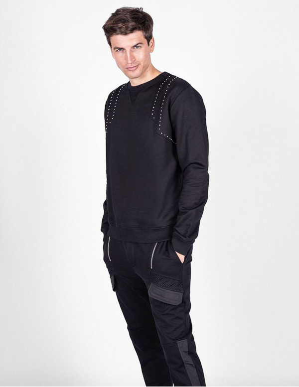 Czarna bluza Les Hommes z bawełny w stylu casual