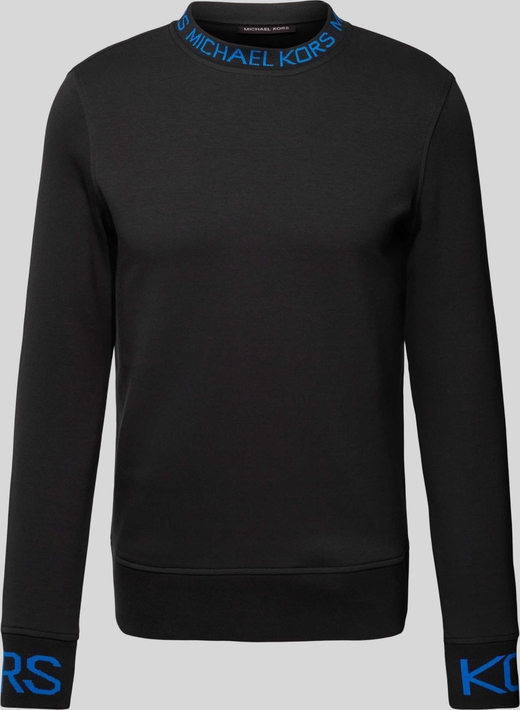 Czarna bluza Michael Kors w stylu casual z nadrukiem z bawełny