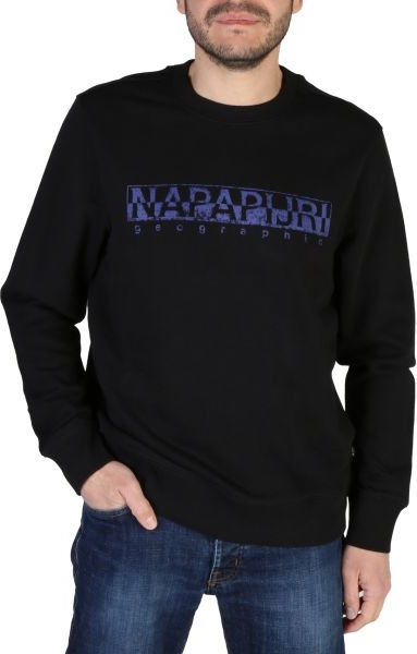 Czarna bluza Napapijri z bawełny w sportowym stylu