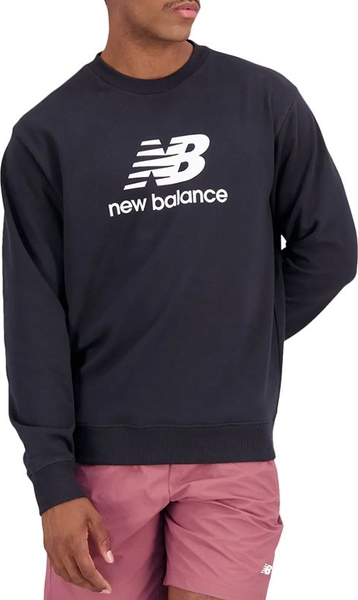Czarna bluza New Balance z bawełny