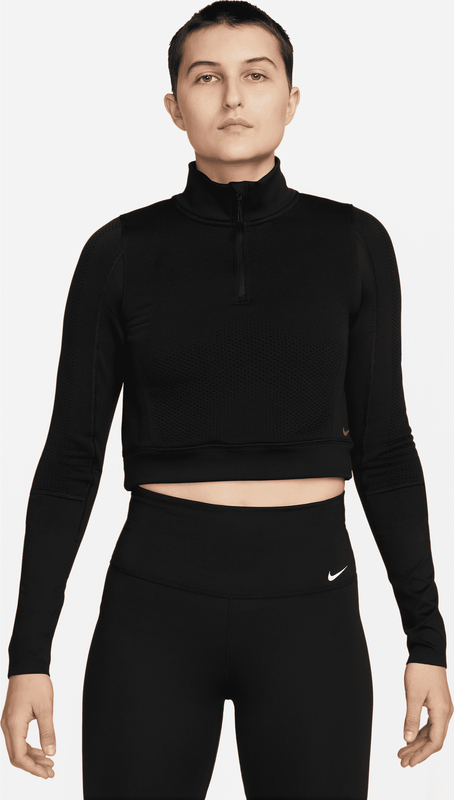 Czarna bluza Nike z dzianiny w sportowym stylu