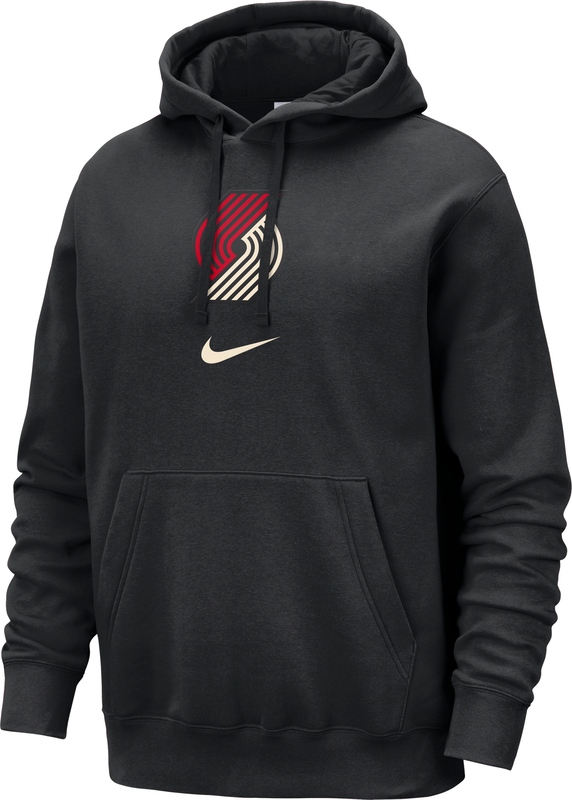 Czarna bluza Nike z nadrukiem w sportowym stylu