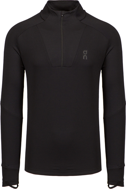 Czarna bluza On Running w sportowym stylu z tkaniny