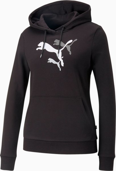 Czarna bluza Puma w sportowym stylu z bawełny