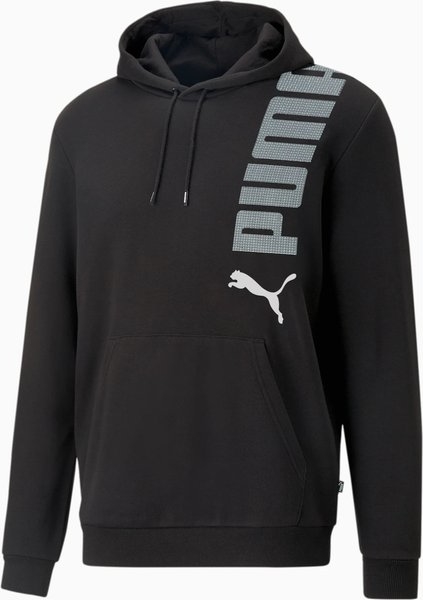 Czarna bluza Puma w sportowym stylu z bawełny