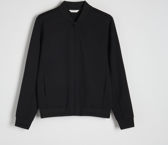 Czarna bluza Reserved w stylu casual