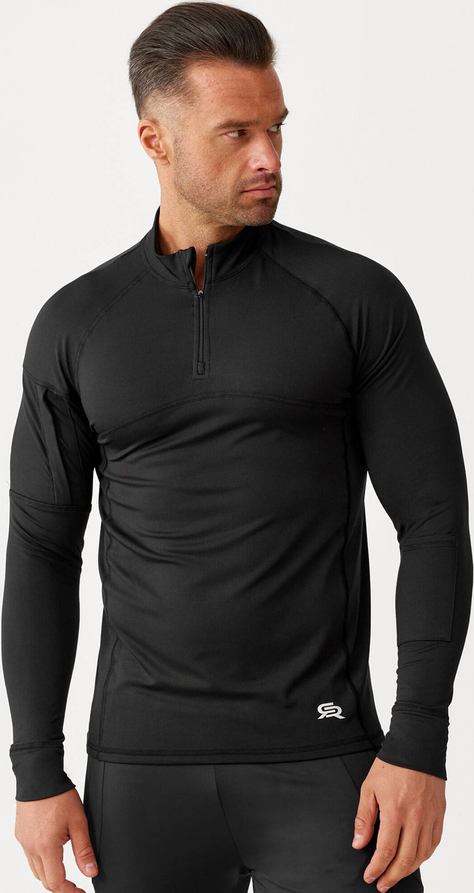 Czarna bluza Rough Radical termoaktywny w sportowym stylu