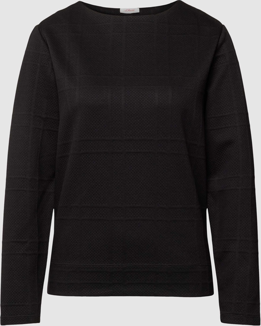 Czarna bluza S.Oliver w stylu casual