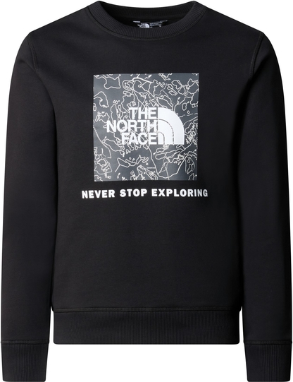Czarna bluza The North Face w sportowym stylu z bawełny