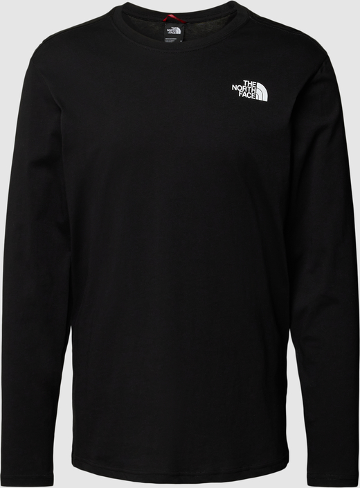 Czarna bluza The North Face w sportowym stylu z nadrukiem