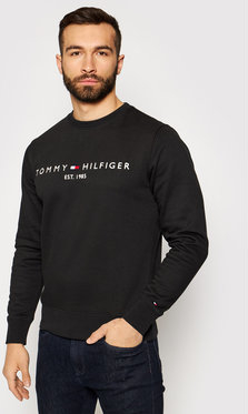 Czarna bluza Tommy Hilfiger w młodzieżowym stylu