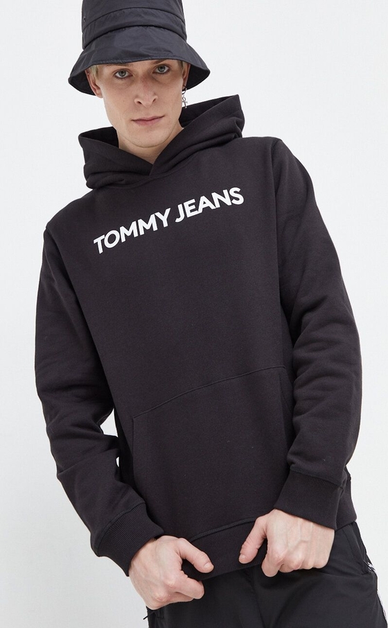 Czarna bluza Tommy Jeans z bawełny