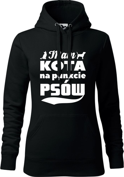 Czarna bluza TopKoszulki.pl krótka