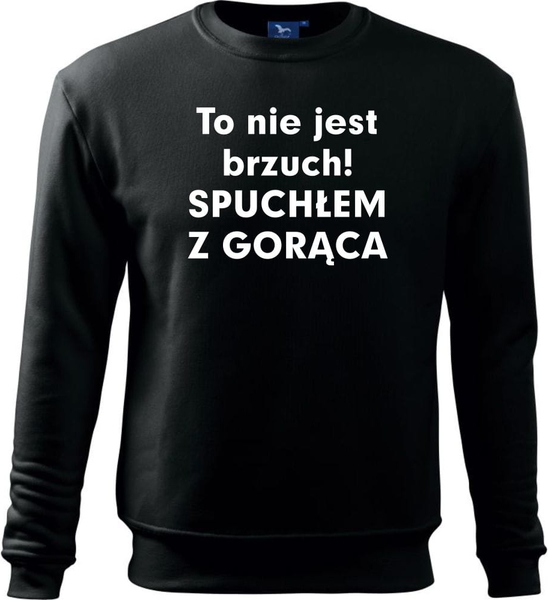Czarna bluza TopKoszulki.pl w młodzieżowym stylu