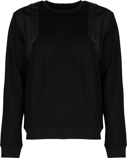 Czarna bluza ubierzsie.com w stylu casual z bawełny