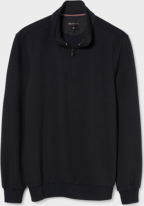 Czarna bluza Westbury Premium w stylu casual z dżerseju