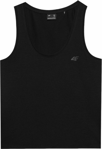 Czarna bluzka 4F w sportowym stylu
