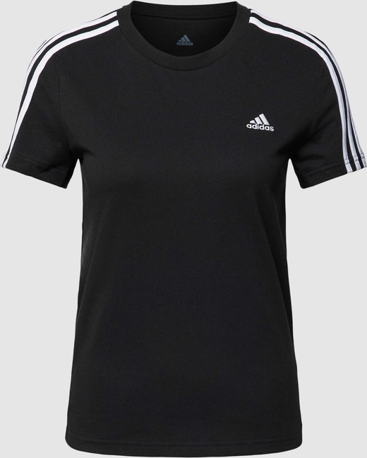 Czarna bluzka Adidas Sportswear z bawełny