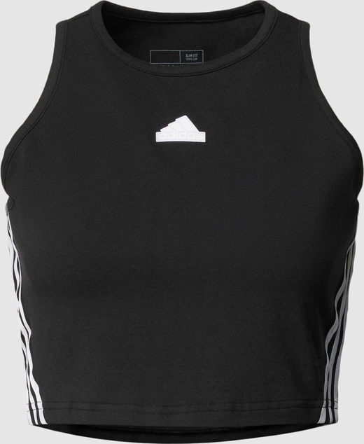 Czarna bluzka Adidas Sportswear z krótkim rękawem w sportowym stylu