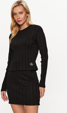 Czarna bluzka Calvin Klein w stylu casual