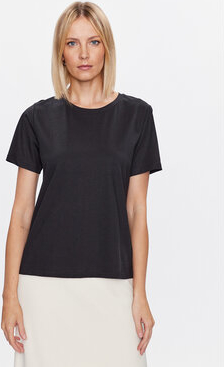 Czarna bluzka Calvin Klein z krótkim rękawem