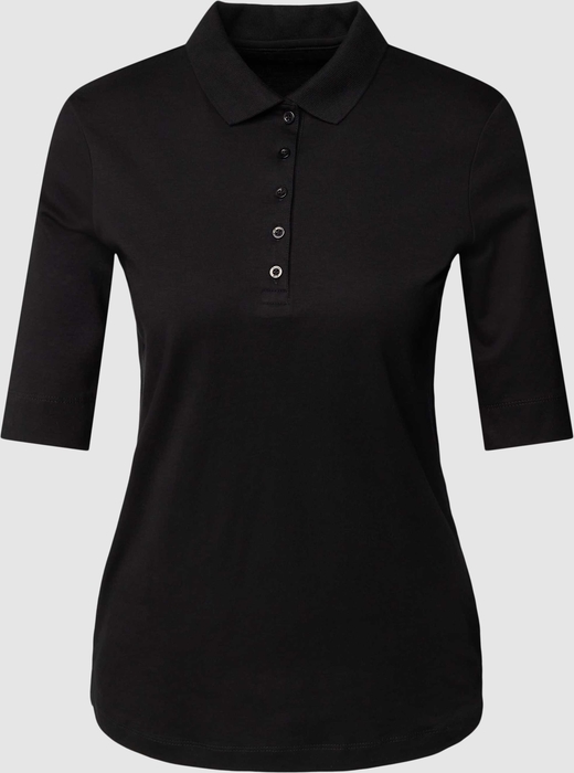 Czarna bluzka Christian Berg Woman z bawełny w stylu casual