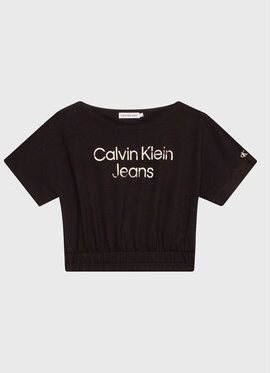 Czarna bluzka dziecięca Calvin Klein