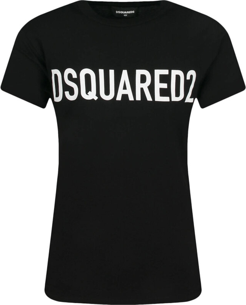 Czarna bluzka dziecięca Dsquared2