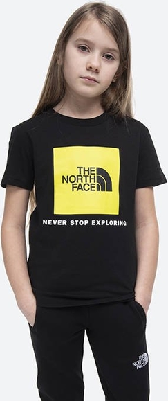 Czarna bluzka dziecięca The North Face
