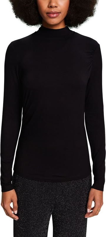 Czarna bluzka Esprit z golfem