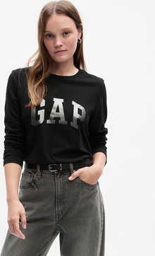 Czarna bluzka Gap w młodzieżowym stylu