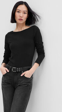Czarna bluzka Gap w stylu casual