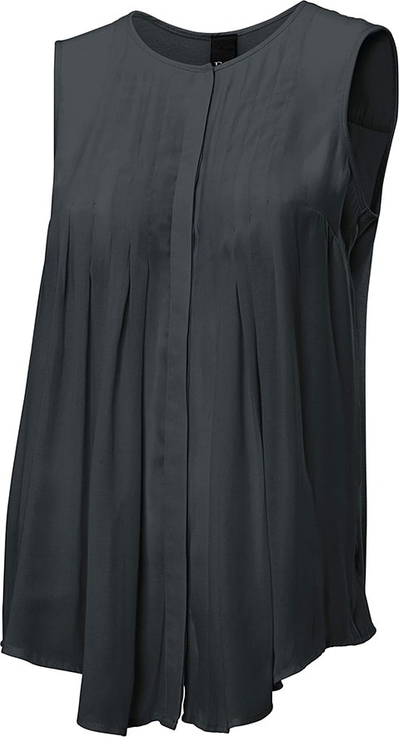 Czarna bluzka Heine z okrągłym dekoltem w stylu casual