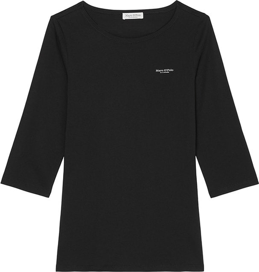 Czarna bluzka Marc O'Polo z bawełny w stylu casual