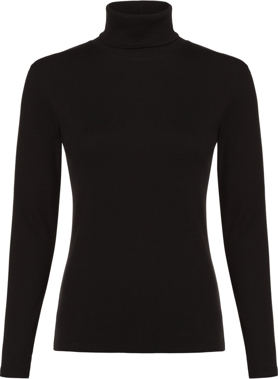Czarna bluzka Marie Lund z długim rękawem