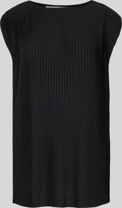 Czarna bluzka MaxMara Leisure z okrągłym dekoltem w stylu casual
