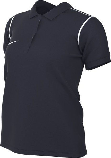 Czarna bluzka Nike w sportowym stylu z kołnierzykiem