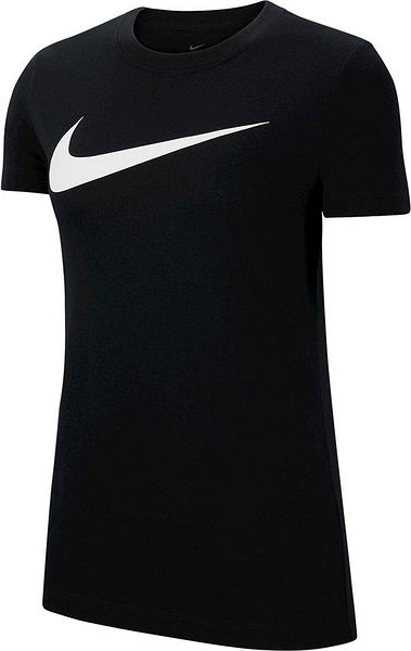 Czarna bluzka Nike z krótkim rękawem w sportowym stylu