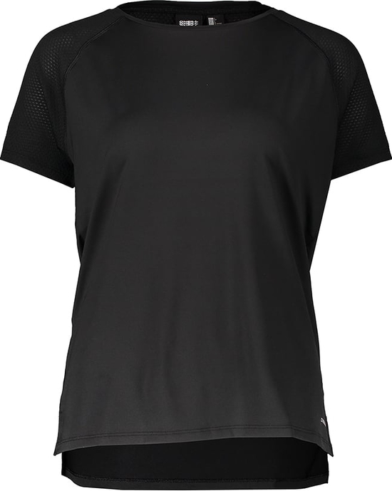 Czarna bluzka O´neill w sportowym stylu z krótkim rękawem z okrągłym dekoltem