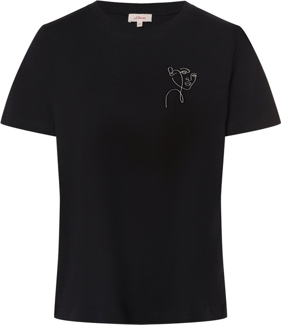 Czarna bluzka S.Oliver w stylu casual