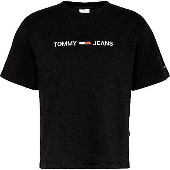 Czarna bluzka Tommy Hilfiger w młodzieżowym stylu