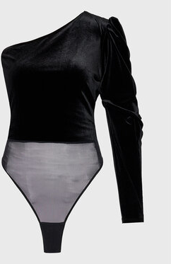 Czarna bluzka Undress Code z długim rękawem w stylu casual